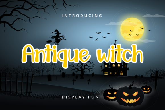 Antique Witch: A Display Font That Adds Spooky Elegance to Campaign Design