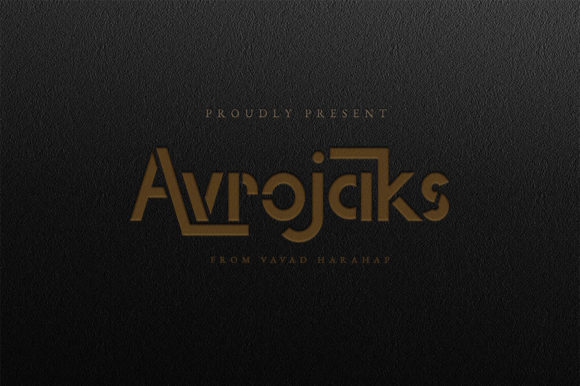 Avrojaks: A Distinct Display Font That Elevates Creative Branding