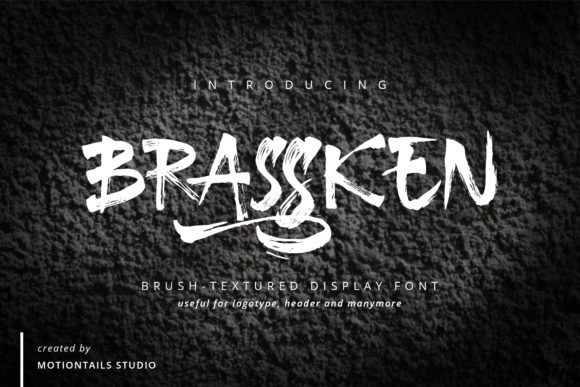 Brassken: A Bold Display Font for Editorial Design and Digital Publishing