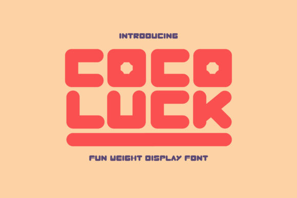 Cocoluck: A Chunky Display Font That Elevates Editorial Design