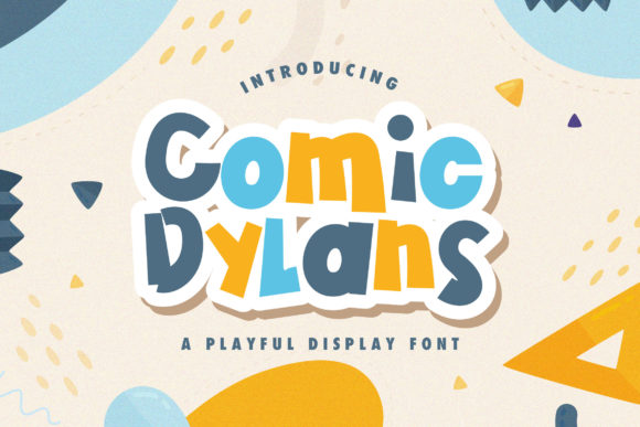 Comic Dylans: A Joyful Display Font for Modern Brand Campaigns
