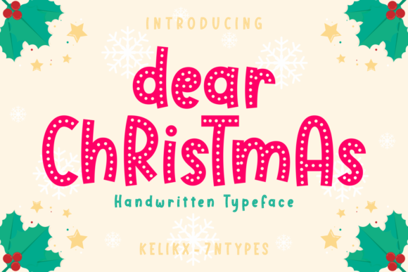 Dear Christmas: A Festive Display Font for Joyful Web Designs