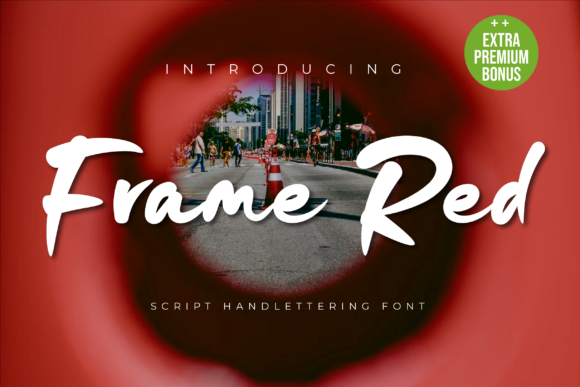 Frame Red: A Display Font That Elevates Campaign Visuals with Personality