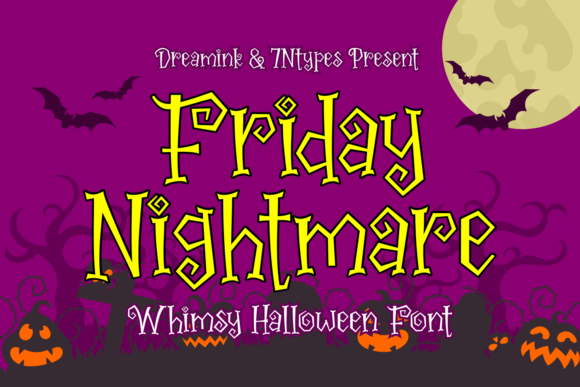 Friday Nightmare Font: Spooky Style for Scroll-Stopping Marketing
