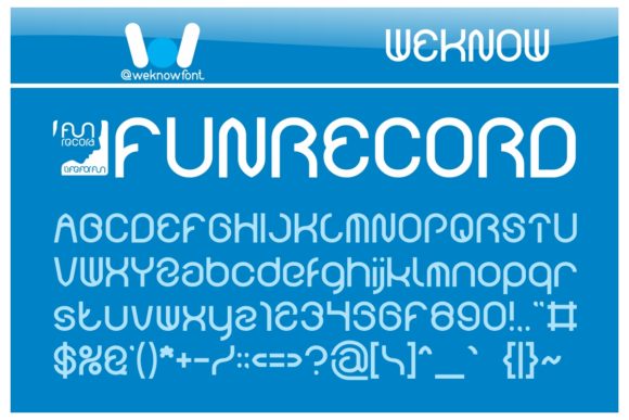 Funrecord: A Display Font That Adds Personality to Campaign Visuals