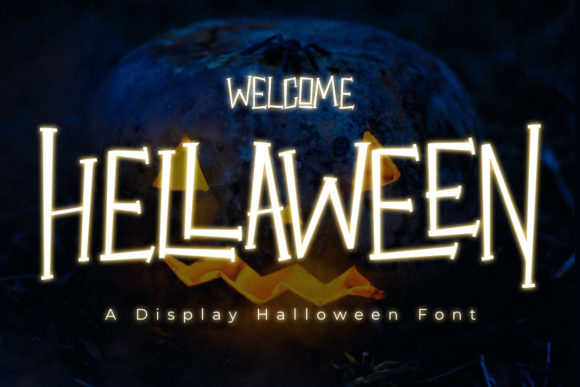 Hellaween: A Bold Display Font for High-Impact Design