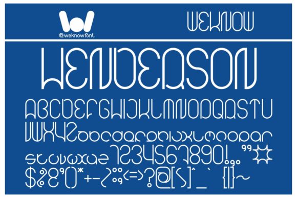 Henderson: A Futuristic Display Font That Elevates Small Business Branding