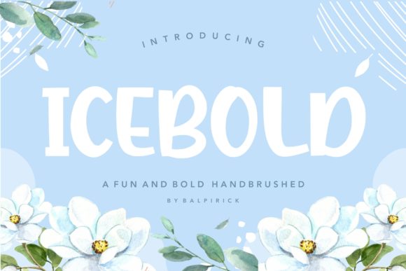 Icebold: A Playful Display Font That Elevates Web Design with Personality