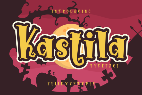 Kastila: A Spooky Display Font That Elevates Halloween Campaigns