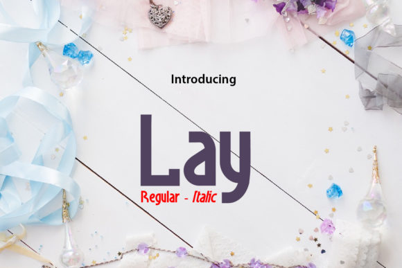 Lay Font: A Stylish Display Typeface for Modern Branding