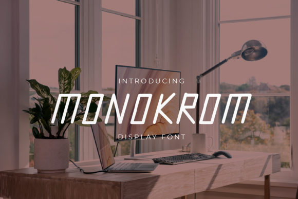 Monokrom: A Modern Display Font for Campaign-Ready Visuals