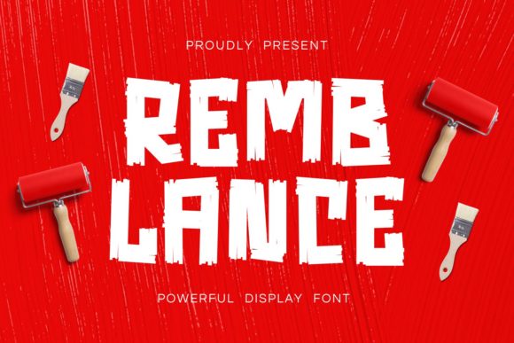 Remblance: A Bold Display Font That Elevates Your Brand