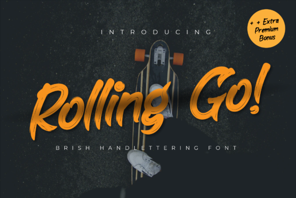 Rolling Go: A Display Font That Adds Sweetness to Social Media Campaigns