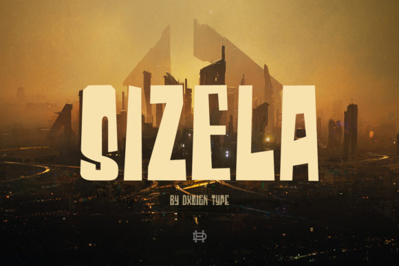 Sizela: A Playful Display Font for Bold Editorial Design