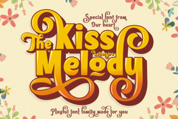 The Kiss Melody: A Bold Display Font That Elevates Campaign Visuals