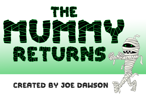 The Mummy Returns: A Joyful Display Font for Editorial Design